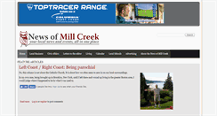 Desktop Screenshot of newsofmillcreek.com